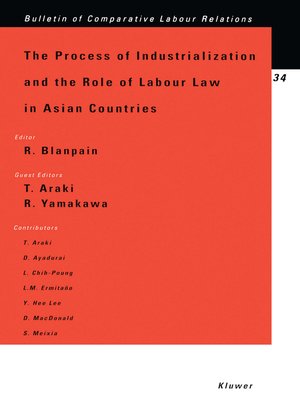 cover image of The Process of Industrialization and the Role of Labour Law in Asian Countries
